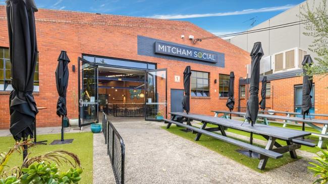 The Mitcham Social venue is up for sale. Picture: Hudson Bond