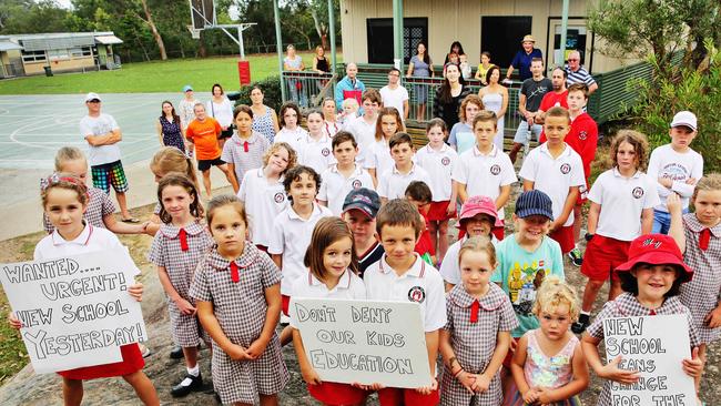 PARENTS   of children at Manly Vale Public School have slammed the council for planning to refuse to hand over a slice of land needed for redevelopment. Picture: Braden Fastier