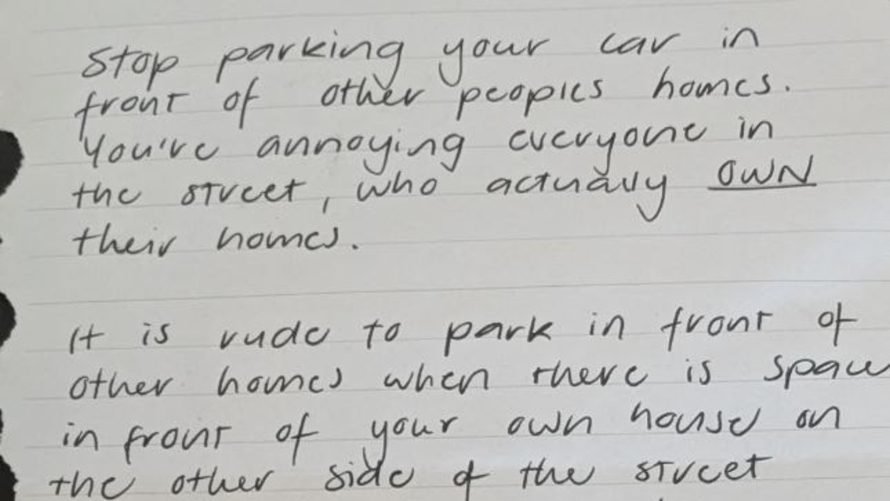 Homeowner’s brutal note to renters: ‘You’re annoying everyone’