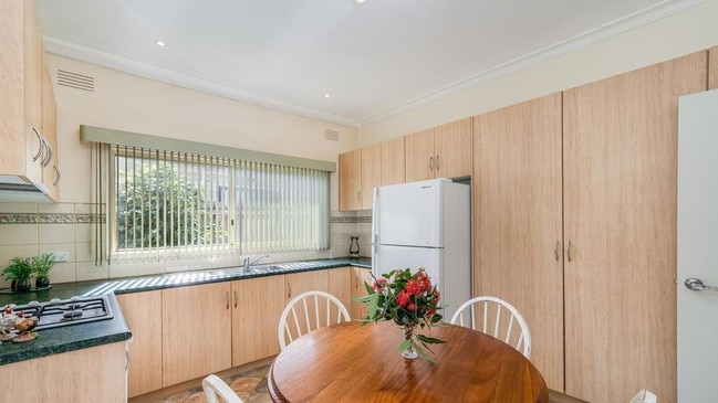 The kitchen had been renovated.