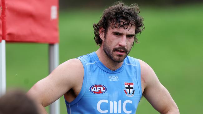 MELBOURNE, DECEMBER 6, 2024: St Kilda pre-season training at RSEA Park. Max King. Picture: Mark Stewart