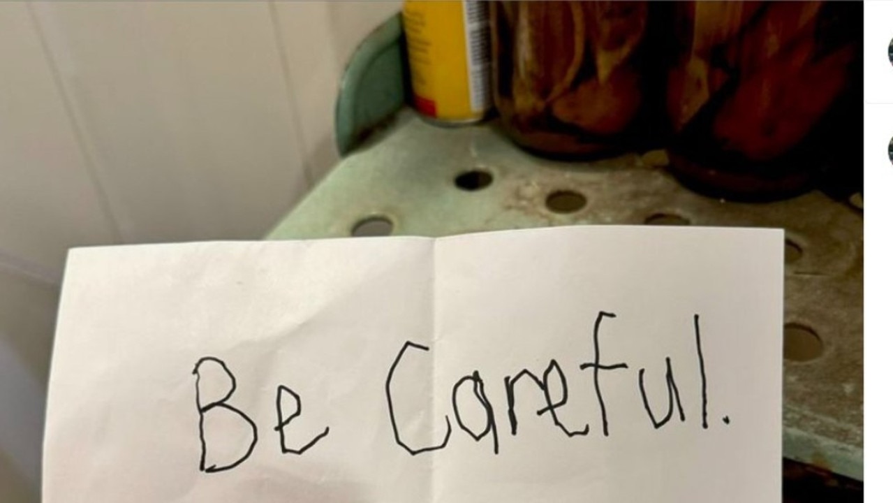 ‘Be careful’: Chilling note at Jewish bakery