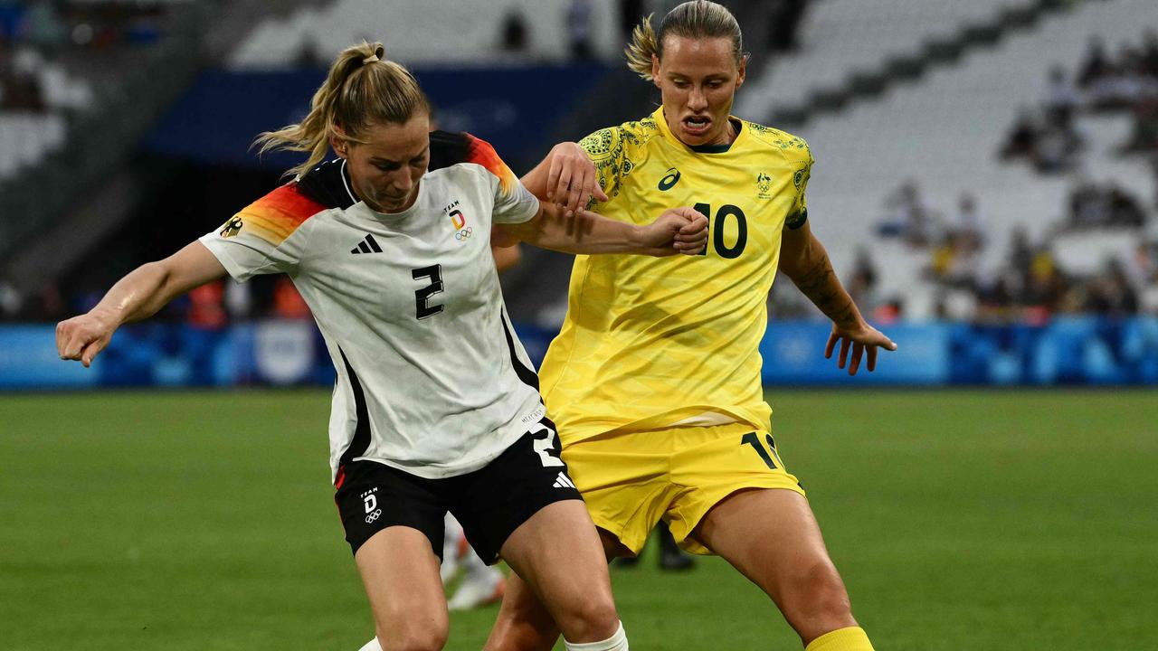 Matildas handed brutal reality check in Olympics opener against heavyweights Germany