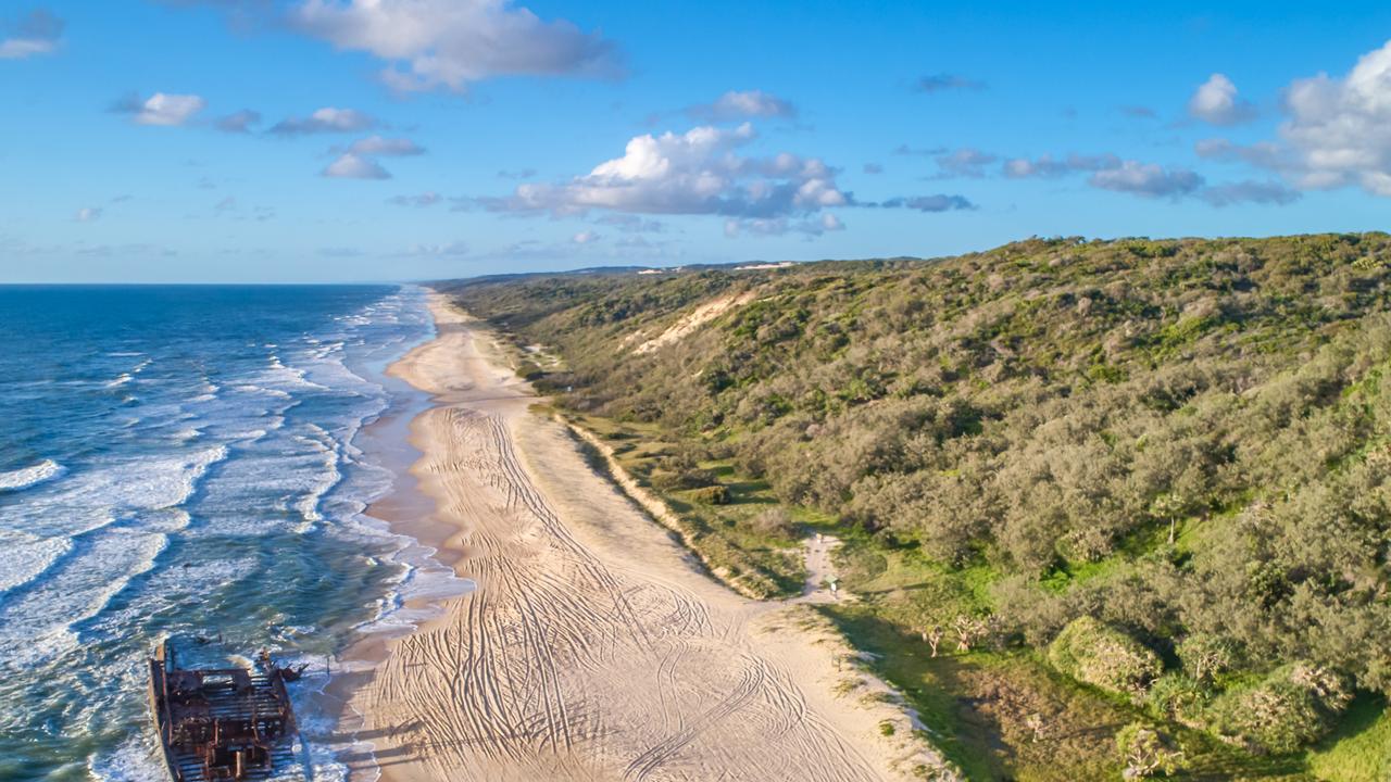 The international tourists were visiting K’gari (Fraser Island) as part of a tour.