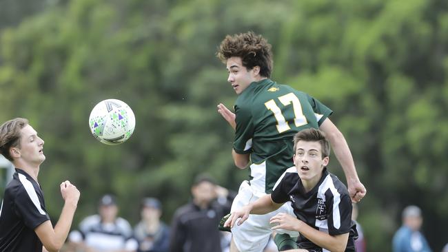 AIC First XI Football match between Villanova College and Iona College last season. Picture: Mark Cranitch