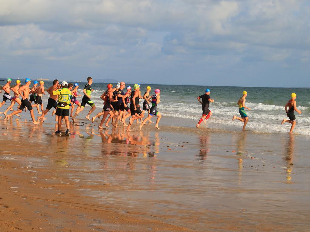 The Fitzroy Frogs hosted the triathlon at Tannum Sands 15 December 2019