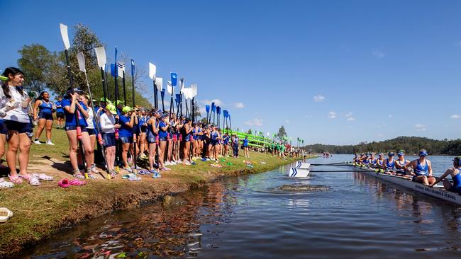 24.08.2024 - 2024 Brisbane Schoolgirl Rowing Association Championship. Photos by Stephen Archer.