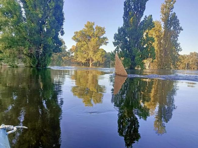 The Mildura flooding danger has receded and the SES presence is now reduced. Source: Facebook