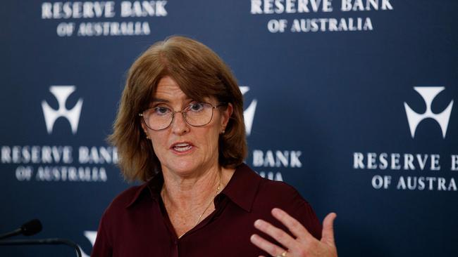 RBA governor Michele Bullock. Picture: Nikki Short/NCA NewsWire