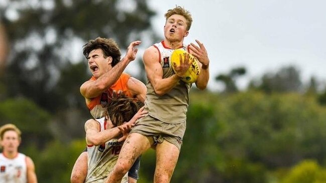 Braeden Campbell is part of the Swans Academy and considered a top draft prospect. Pic: Sydney Swans.