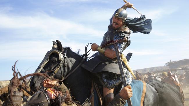 Moses (Christian Bale) rides into battle. Picture: Supplied