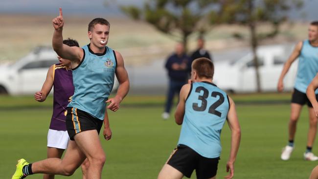 McCombe helped Sam Lalor (left) reach the heights of No.1. Picture: Alan Barber