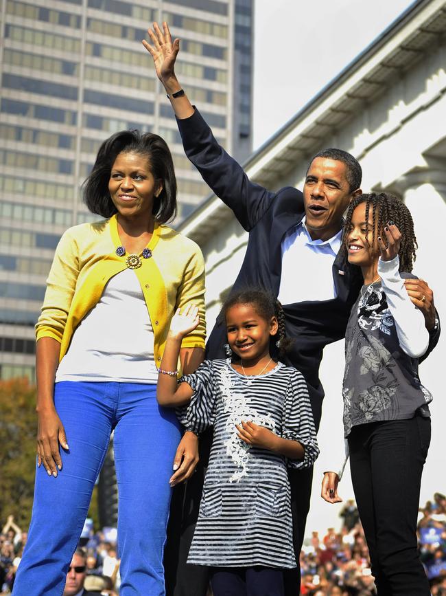 And with her family back in 2008.