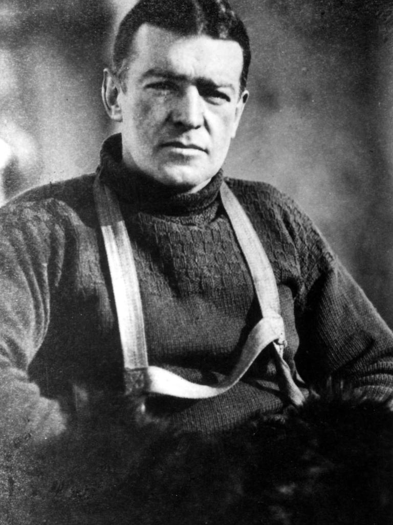 Sir Ernest Shackleton, in 1915, leader of an expedition to Antarctica that began in 1914 aboard the sailing ship The Endurance.  (AP photo Frank Hurley Copyright Scott Polar Research Institute Royal Geographical Society).