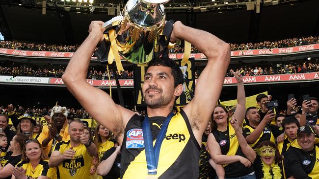 Winning premierships is easy, hey Marlion? Picture: AAP Image/Michael Dodge