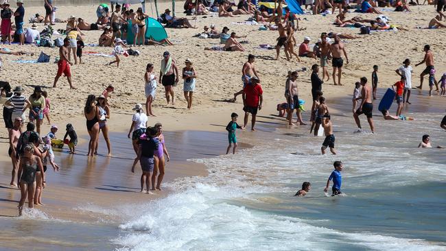 People are being reminded to be aware of their surroundings when swimming. Picture: NCA NewsWire / Gaye Gerard