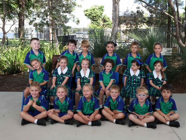 My First Year: Miami State School Prep H. L-R Front row: Mack, Indie, Tess, Archie, Patrick, Ari. Middle row: Halle, Meila, Ava, Leo, Hannah, Olive. Back row: Leo, Oliver, Kai, Mila, Kian, Sophie. Picture Glenn Hampson