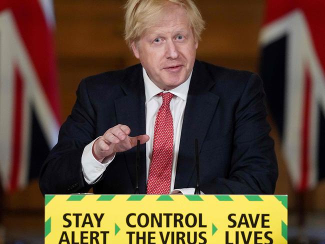 Britain's Prime Minister Boris Johnson has asked citizens to go back to work. Picture: AFP