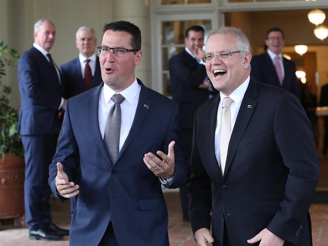 ACT Senator Zed Seselja with PM Scott Morrison.