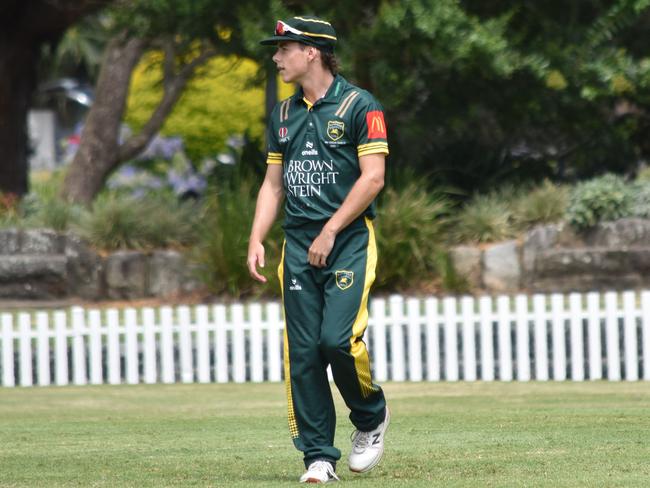 Randwick Petersham skipper Harrison Salmon took 5/18. Picture: Sean Teuma