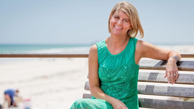 Natasha Stott Despoja at Henley Beach, South Australia.