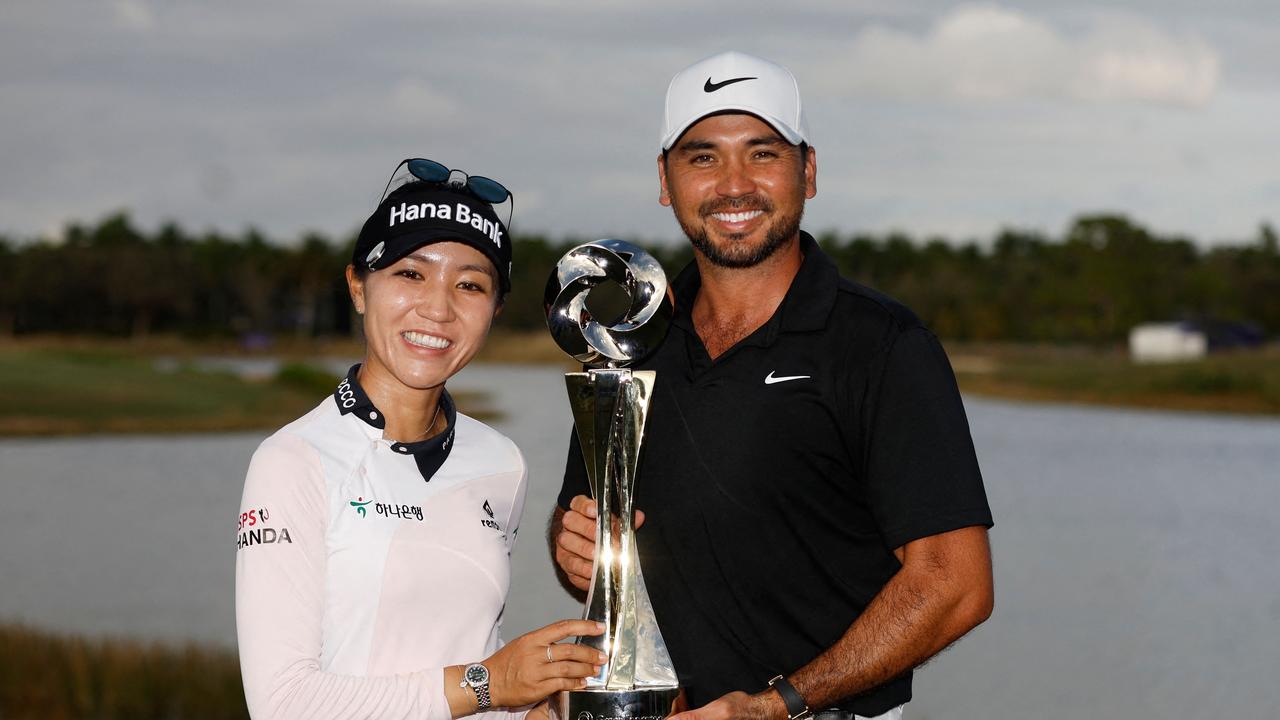 Jason Day and Lydia Ko won the inaugural Grant Thornton Invitational in Naples, Florida. Cliff Hawkins/Getty Images/AFP (