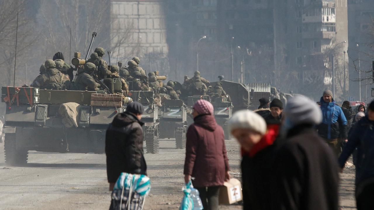 About 5000 people have been killed in Mariupol since Russian forces invaded it. Picture: Reuters/Alexander Ermochenko