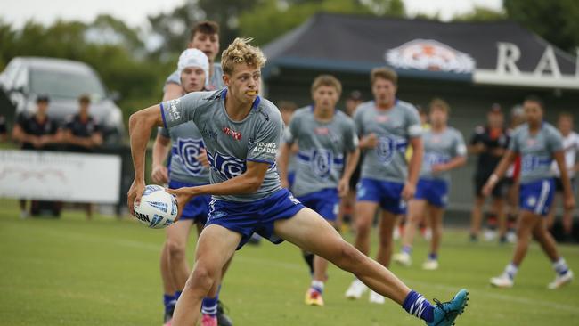 Frazer Merrick in action for the North Coast Bulldogs against the Macarthur Wests Tigers during round two of the Andrew Johns Cup at Kirkham Oval, Camden, 10 February 2024. Picture: Warren Gannon Photography