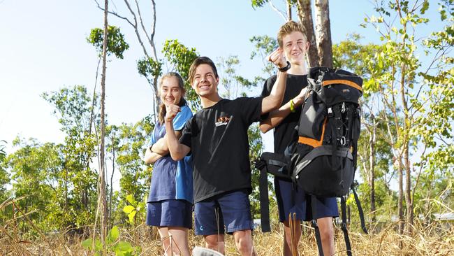 Teale McMahon, Levi Higgins and Jaiden Frakking were some of the students who to Borneo with World Challenge in 2015