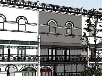 Development proposal for a new 10-room boutique hotel at 40 The Avenue, Randwick, in a heritage-listed terrace.