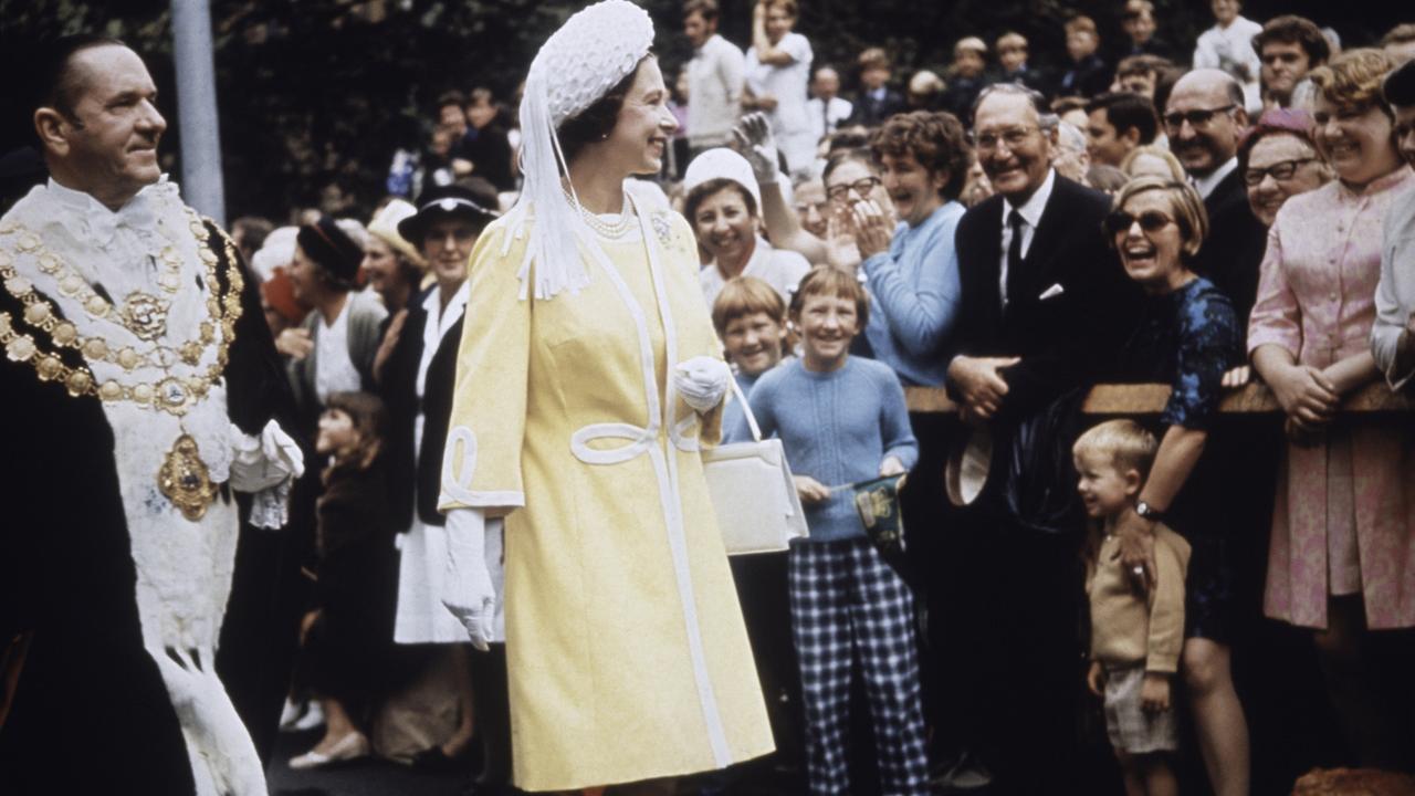 Queen Elizabeth in Sydney during her tour of Australia, May 1970. Picture: Keystone/Hulton Archive/Getty Images