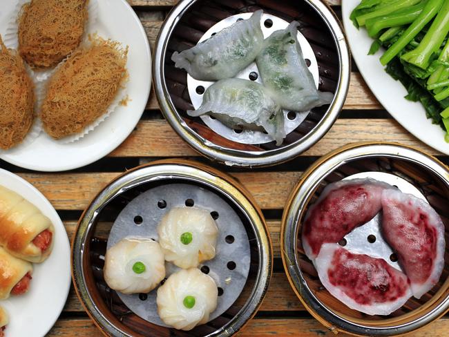 A vegan yum cha selection at Bodhi’s in Sydney.