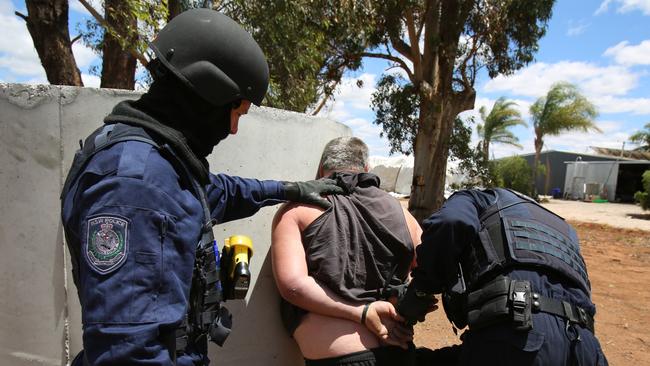 Five men have been charged as part of investigations into an alleged large-scale drug supply operation in the state’s Riverina region. Picture: NSW Police