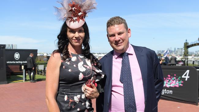 Trainers Natalie Young (left) and Trent Busuttin have entered two youngsters for Saturday’s Magic Millions 2YO Classic at Ballarat. Picture: AAP