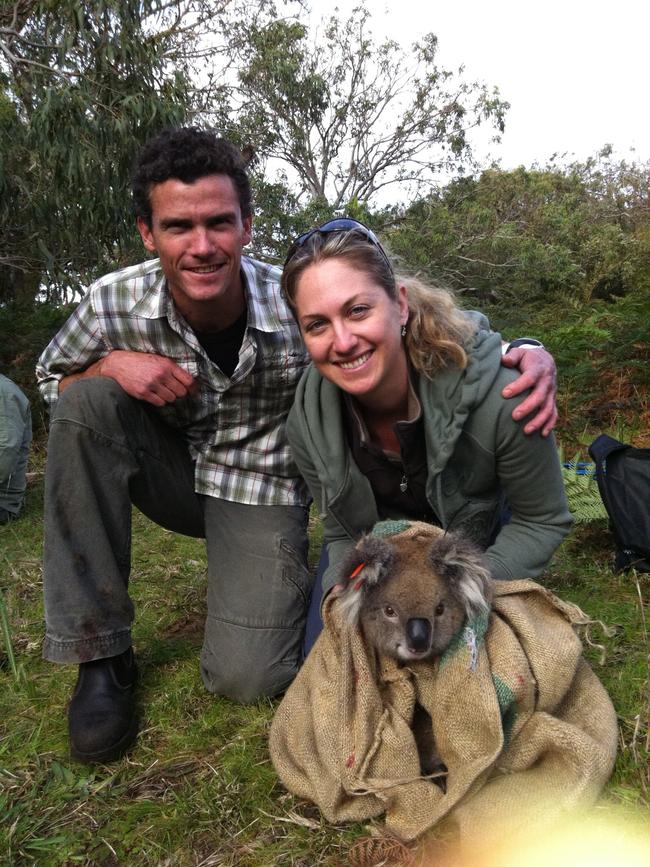 Dr Sean FitzGibbon and Dr Amber Gillett believe clinical examinations in the field are crucial. Picture: Supplied