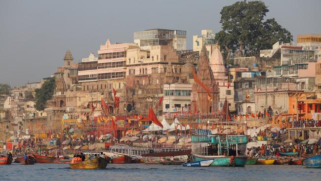 I arrived in Varanasi, on the banks of the Ganges in the country’s north. Picture: Kate Webster.