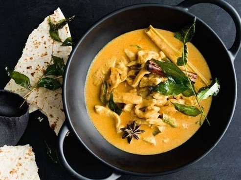 'Half the Time' dinner meal plan: Chicken coconut curry.