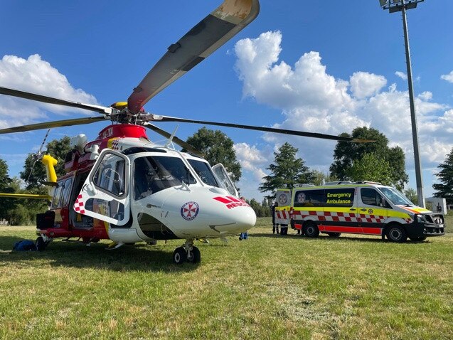 Nymboida burns victim flown to hospital