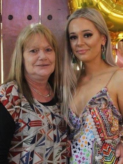 Emily Verbena pictured with her late aunt Sue Skeer. Picture: Supplied by the family