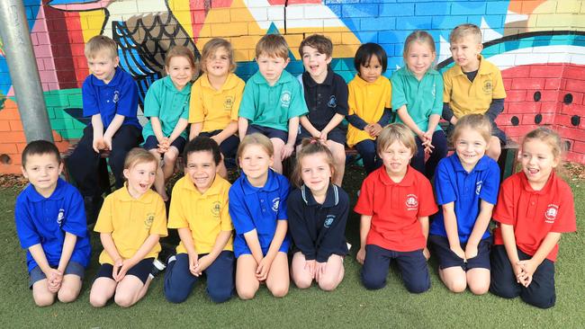Newtown Primary School Prep S Back Row From Left: Jasper Bumpstead-Ryan, Madeline Dadds, Marni Knight, Leo Barry, Hudson Knowles, Haniyyah Humaira, Riley-Rose Summers, Cooper Ollis Front Row From Left: Jimmy Wadhams, Frida Nyko, Zac Irvine, Juniper Yell, Lola Moreland, Jack Heritage, Ivy Loverdos, Evie Hehir Picture Mark Wilson