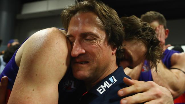 Luke Beveridge after the game.