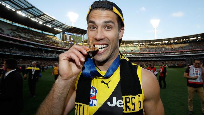 Alex Rance says he constantly thinks about retirement even despite Richmond’s premiership win last year. Picture: Getty