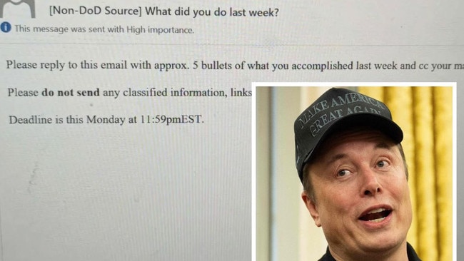 Elon Musk Doge initiative email