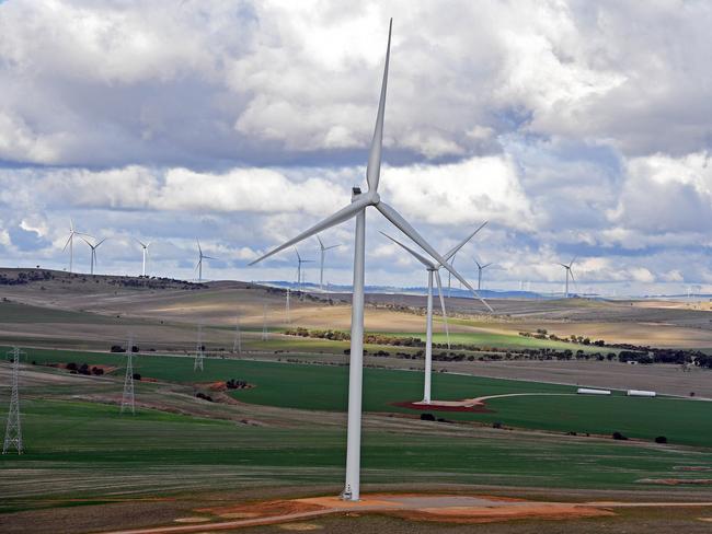 All but one or two of Australia’s coal-fired power stations would be closed in favour of renewable energy sources under the plan. Picture: Tom Huntley