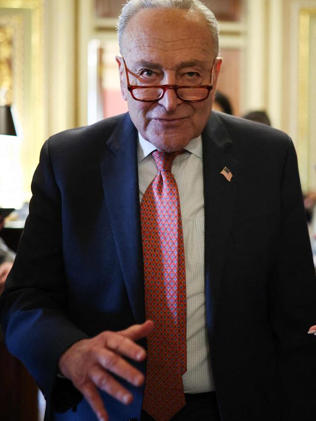 Senate Minority Leader Chuck Schumer. Picture: Getty Images via AFP