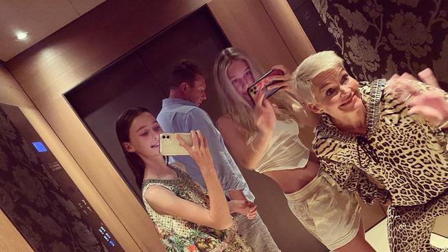 Jessica Rowe with her family. (Picture: Supplied)