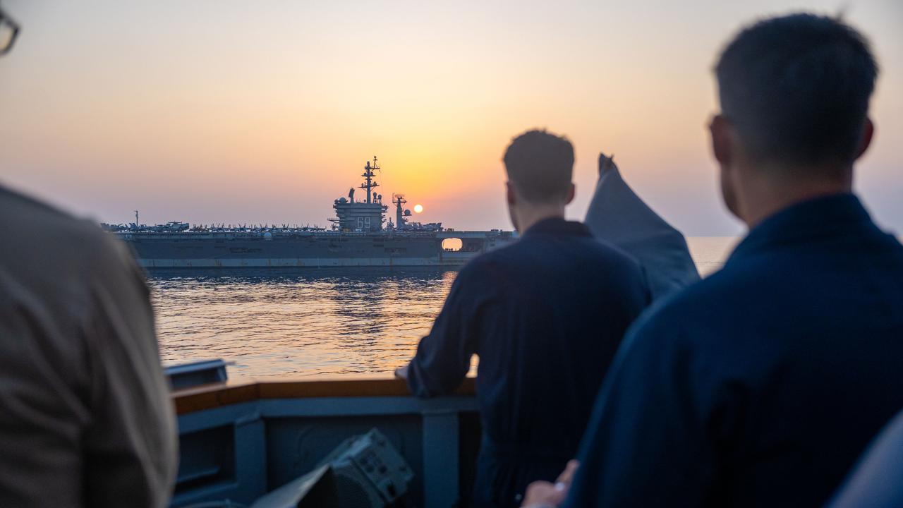 Australia will take charge of a taskforce defending a pivotal global trade route against Houthi insurgents. Picture: US Navy/ Mass Communication Specialist 1st Class Chris Krucke