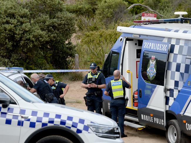 The scene at Number Sixteen Beach after Jona was swept away. Picture: Andrew Henshaw