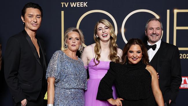 Cast of Neighbours attends the 63rd TV WEEK Logie Awards at The Star on Sunday night. Picture: Getty Images