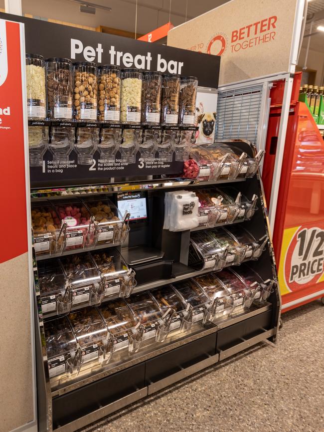 The self-serve pet treat bar.